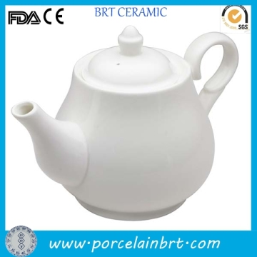 Chinese restaurant tableware white ceramic Gongfu Teapot