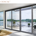 Modern aluminum sliding double glazed sliding door