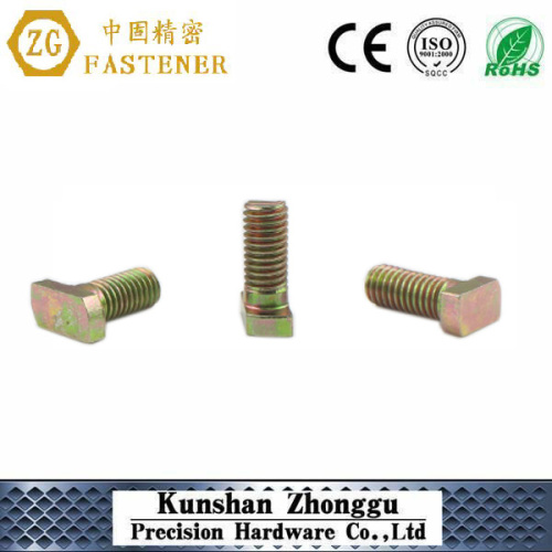 Carbon Steel Yellow Zinc T--head Bolt