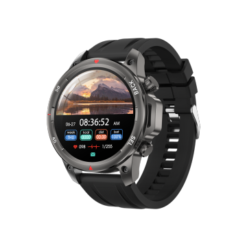 DK68 HD Screen Flashlight Smart Watch: Answer Calls, IP67 Waterproof, Sports Fitness Tracker with Heart Rate Monitoring and NFC