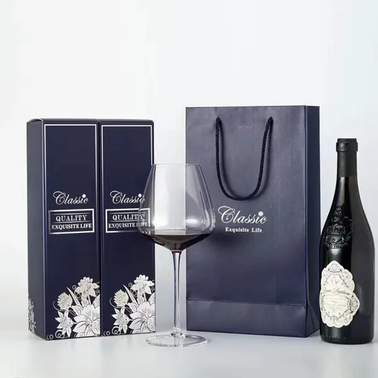 Wholesale red wine customized gift box