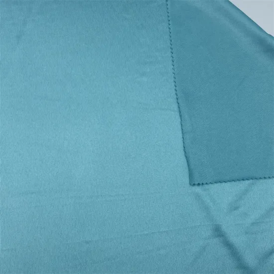 Shiny silk knitted fabric