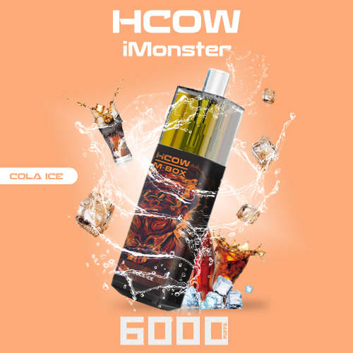 HCOW Imonster 6000Puffs wiederaufladbarer Einwegvolden