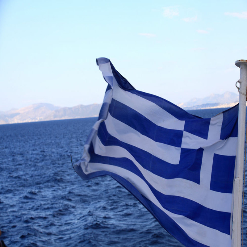 السفر الألياف الصغيرة منشفة الشاطئ اليونانية العلم