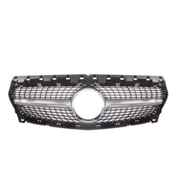 CLA Class W117 Silver Diamond Kidney Front Grille for Benz