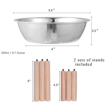 Bamboe Stand Pet Cat Eettafel