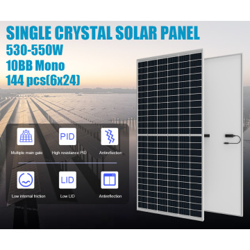 Mono Solar Panels: Half Cell, 330W-550W, PERC