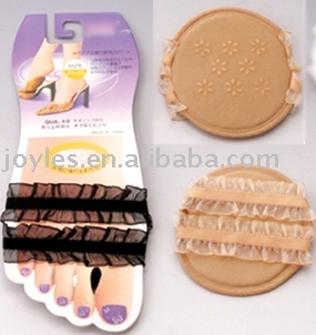 Ladies nonskid cushion foot tube