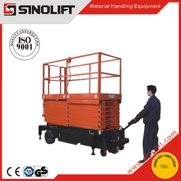 HOT! Sinolift SJY(II) Aerial Work Platform with Traction Device