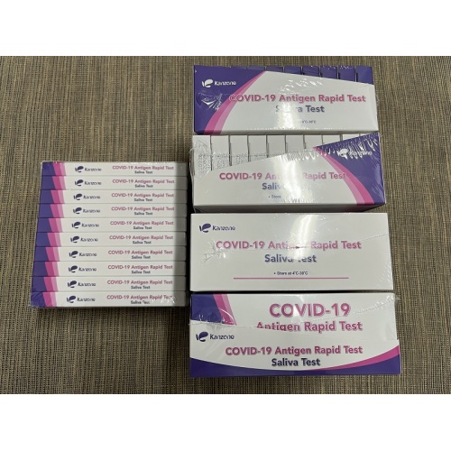 COVID-19 Saliva Midstream test kit easy use