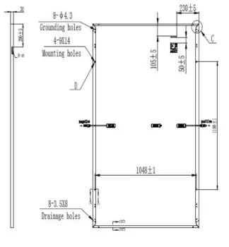 Aluminum frame for pv solar module(DX01)