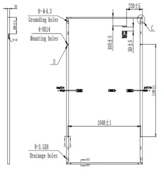 Aluminum frame for pv solar module(DX01)