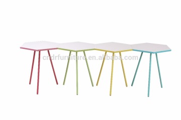 morden colorful end table with MDF board