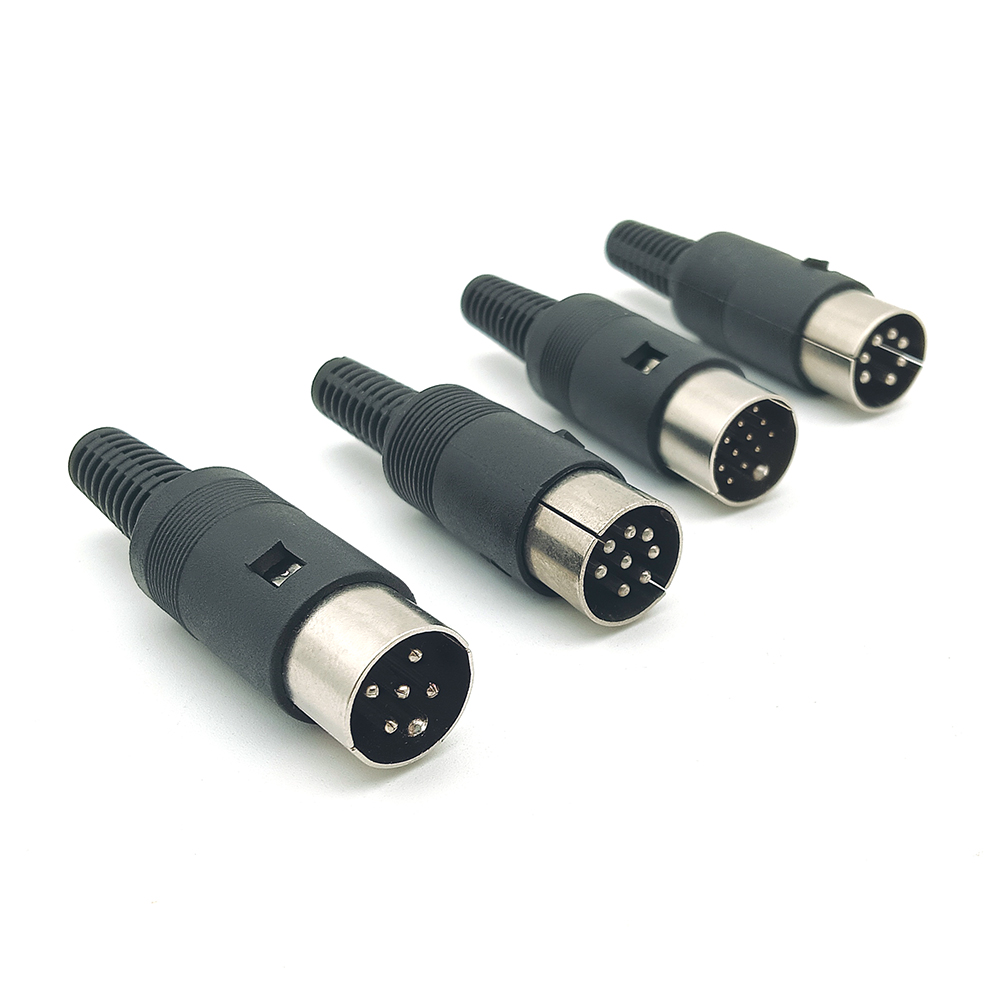 Male DIN Solder Cable Adapter Keyboard Mouse Plug