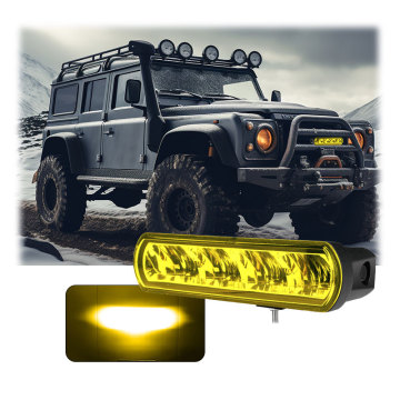 40W Dual Color LED Driving Light 12V/24V 4000lm for Offroad Vehicles