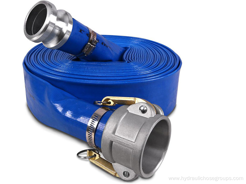 Blue PVC Layflat Hose