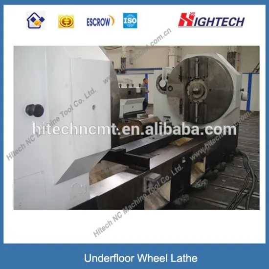 Heavy Duty CNC Railway Underfloor Wheel Lathe