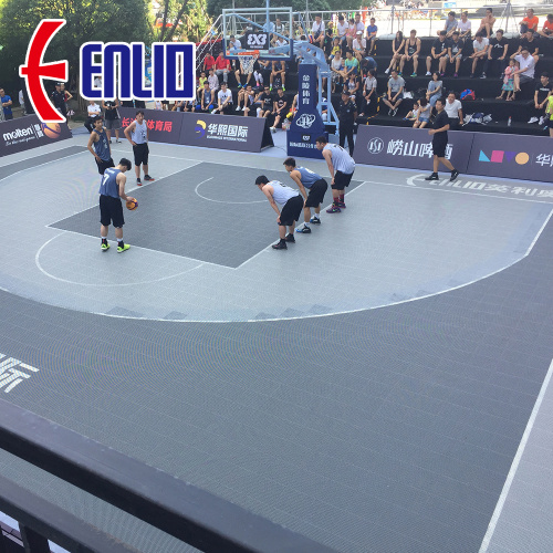 FIBA Certification Basketball 3X3 Modular Court Tiles