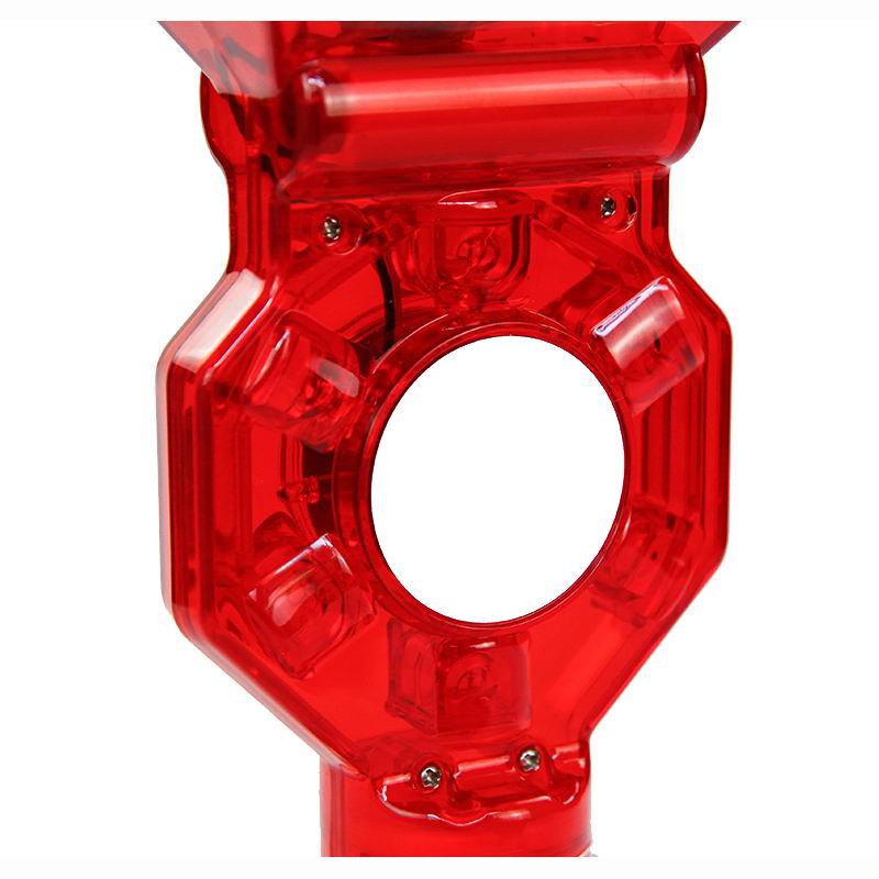 long visibility distance solar road hazard warning light