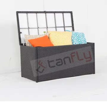 Waterproof Outdoor Garden Wicker Furniture Cushion Storage Box