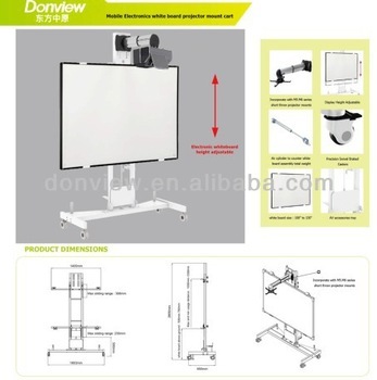 High quality short-throw projector mobile floor stand