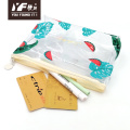 Tropical style PVC cosmetic bag