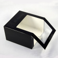 Пользовательские бейсболки Black Cap Gift Box Packaging