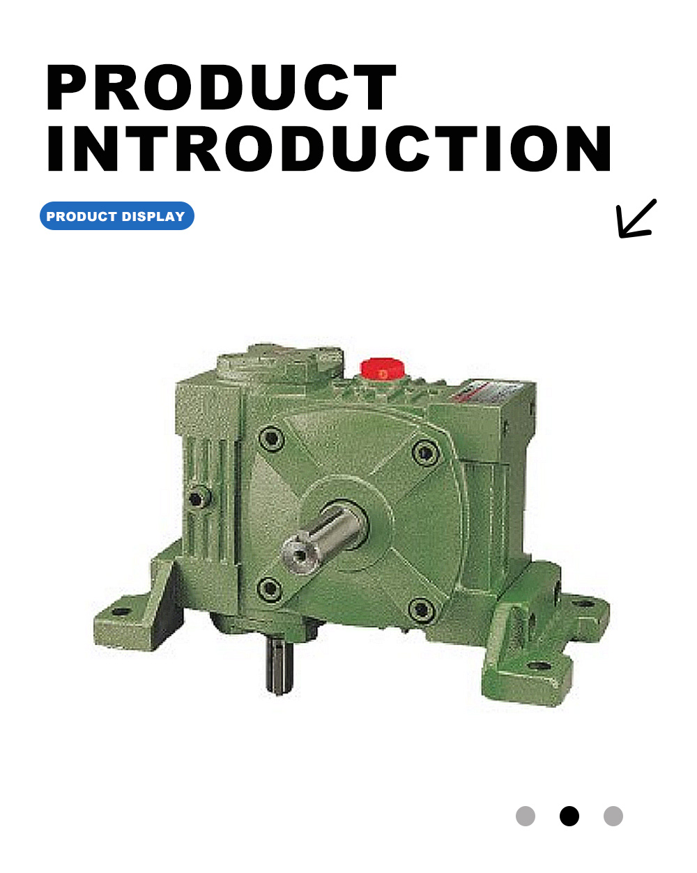 WPWV Foot Mount Worm Reducer X