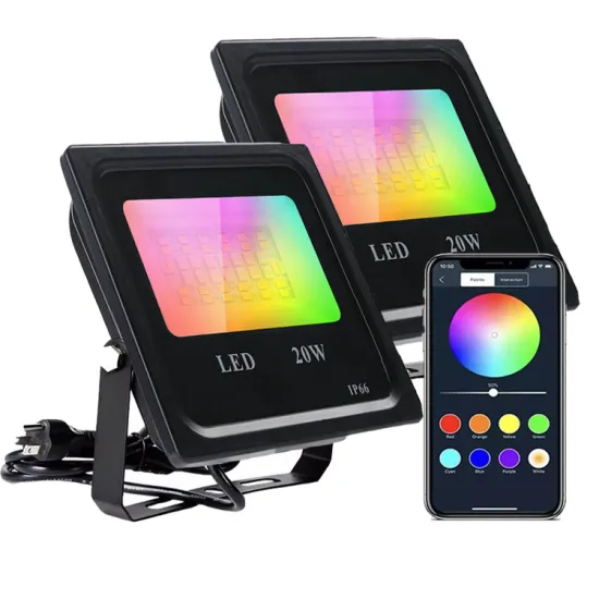 Waterproof RGB Floodlights for Garden Spotlights and Courtyard Alleys: LED Outdoor Lighting Solutions