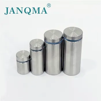Round Standoffs Advertising Glass Display Standoff Screw