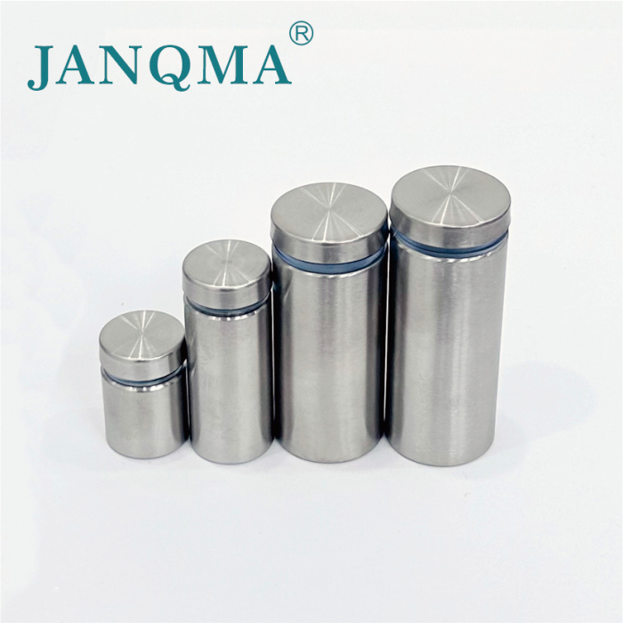 Round Standoffs Publicidade Vidro Display Staffff parafuso