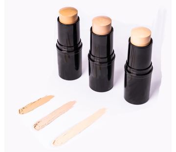 Vegan Full Coverage Foundation Stick with Custom Logo Concealer, Cream Bronzer & Contour