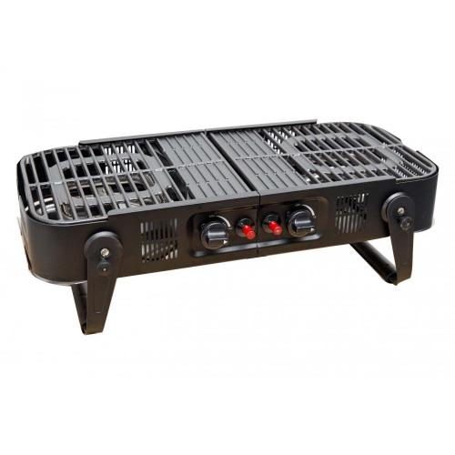 Household Stainless Steel Barbecue Grill in the Courtyard