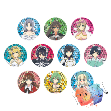 Senran-Kagura Game Badge Anime Homura Yumi Haruka Ryona Mirai Ikaruga Yomi Yozakura Ryobi Hikage Metal Badge Brooch Pins