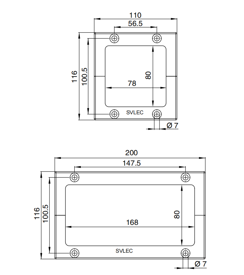 Cable Entry Frame