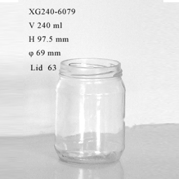 Glass Food Jar (XG240-6079)
