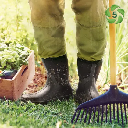 Mid half Rubber rain Boots for Men