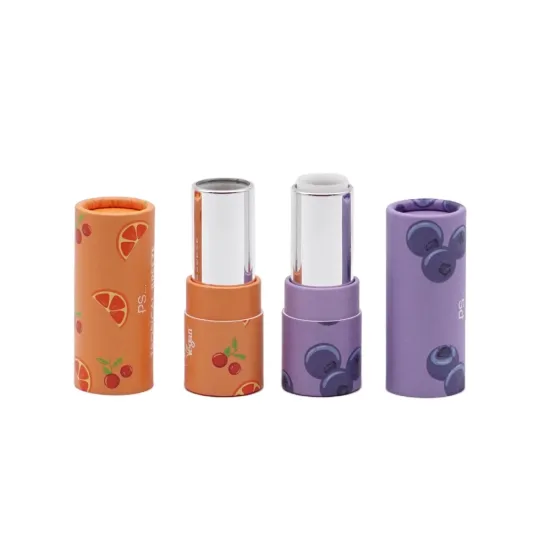 Paper Lipstick Tube Plastic Lip Balm Tube