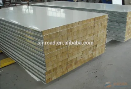 Soundproofing Rock Wool Insulation Sandwich Panel