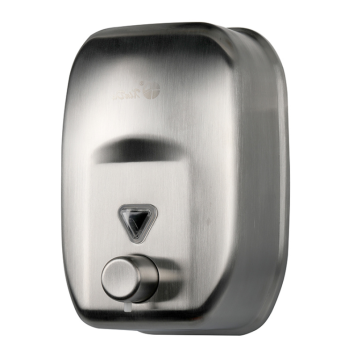 Easy-to-clean stainless steel soap dispenser
