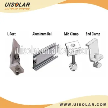 10KW Pitched Tin Roof Solar PV Mounting Bracket System