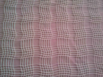 100% polyester crumple printed fabric