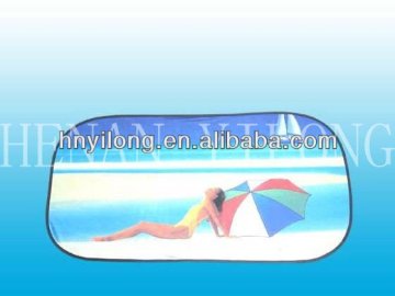 mesh fabric auto rear sun shade/ car sunshade