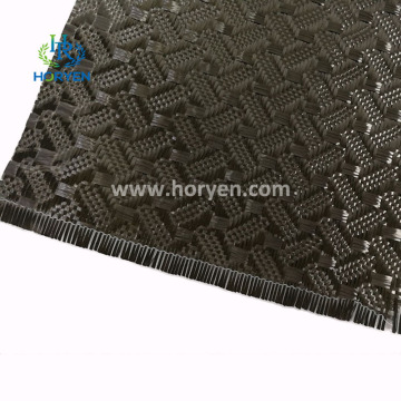 Schwarzer Hochstärke 3K Jacquard Carbon Fasertuch