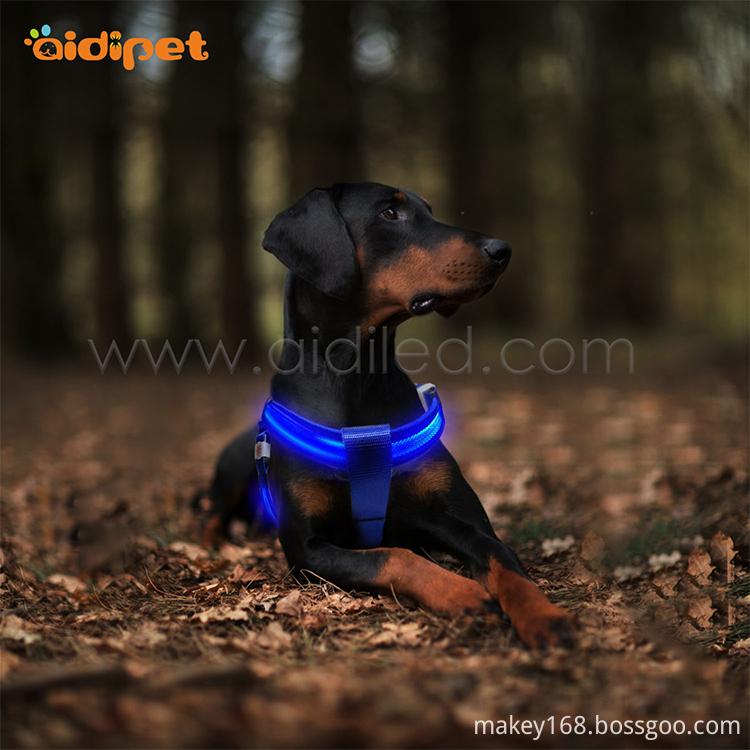 Reflective Rechargeable Led Dog Harness