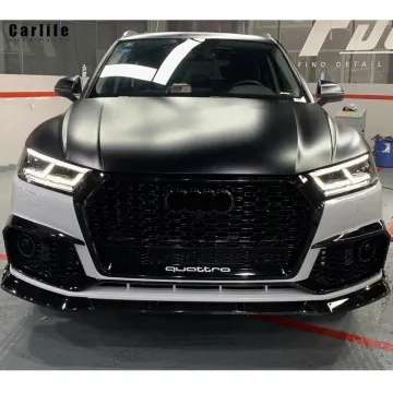 PP Material Car Bumpers for Audi Q5 2018-2020 RSQ5 Face Model with Grilles