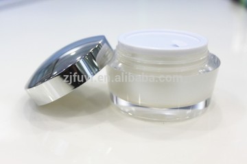 15g/30g/50g Empty Cone Plastic Cream Packaging Container, Acrylic Cosmetic Jar