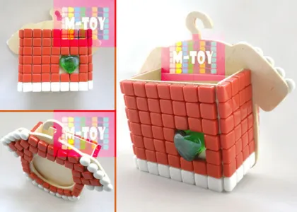K-WOD 101 c Shape Photo Frame And Box Mosaic Craft Kits