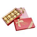 Golden Chocolate Gift Packaging Box