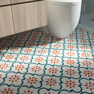 300x300mm Special Design Moroccan Flower Pattern Tiles for Shower, Kitchen, and Toilet